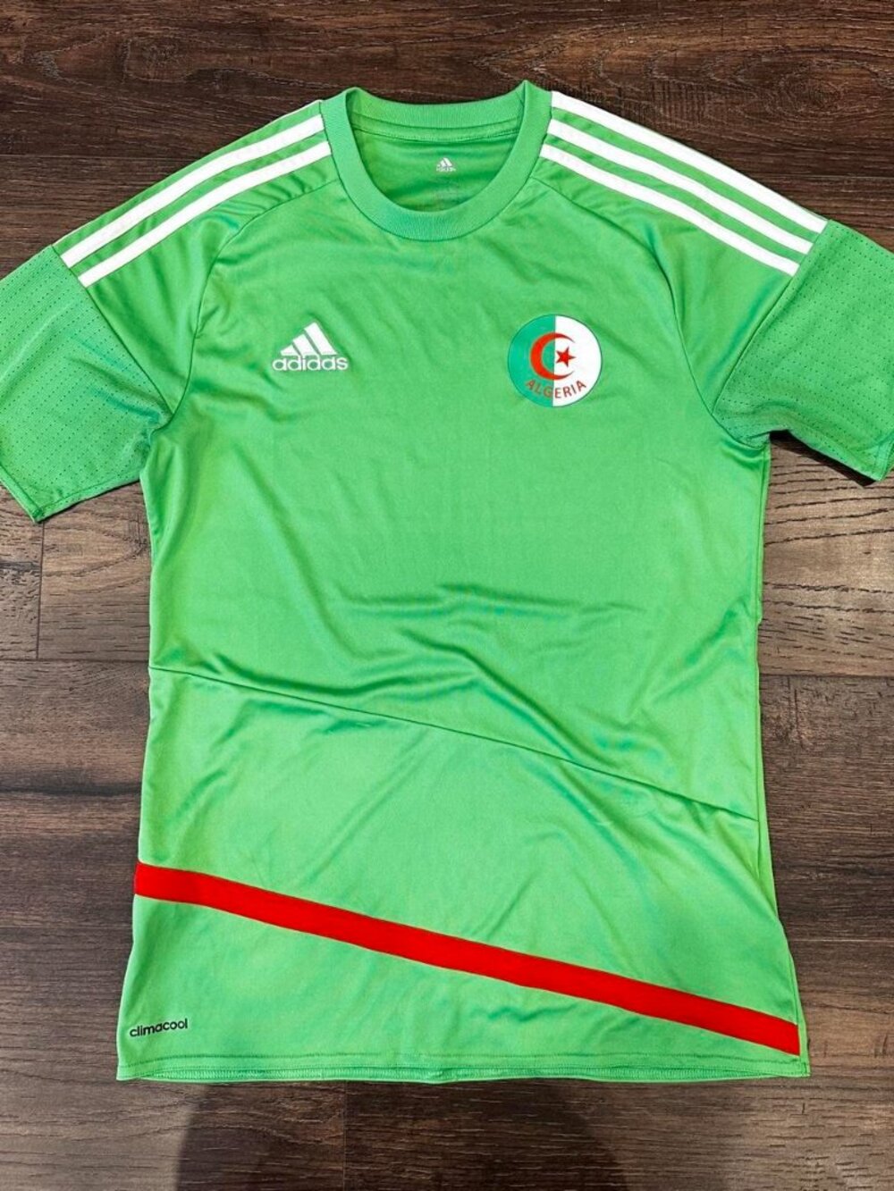 Adidas Algeria 2015/2016 Home Soccer Jersey Size S Blockcore